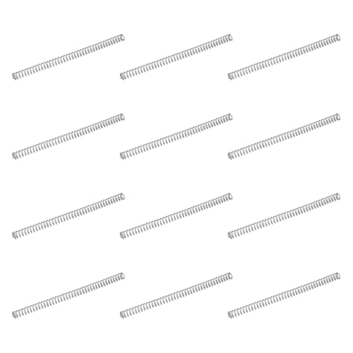 uxcell 50Pcs 304 Stainless Steel Compression Springs, 0.5mm x 3mm x 45mm Small & Tiny Pen Spring for Home Repair & DIY, Workshop & Industrial Use, (Silver Tone) - size: 3mmx45mm