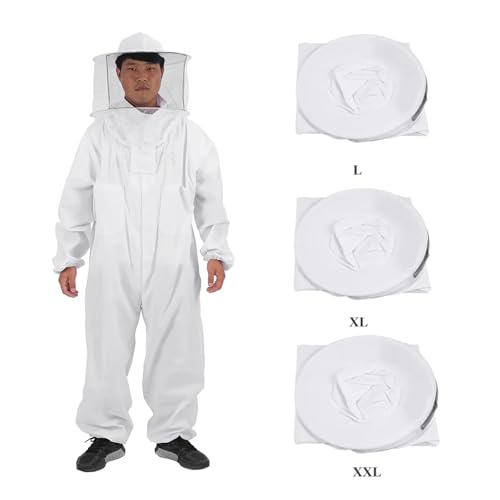 Beekeeping Clothes Beekeeper Protective Suit Breathable Bee Keeping Full Body Suit Beekeeping Protective Equipment(XL) - color: Xl