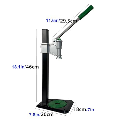 Manual Beer Bottle Capper Tool, Bench Bottle Cap Sealing Machine with Lever-Action Pressing Rod and Non-Slip Pad, Adjustable Height, 26mm Crown Capper for Home Brewing