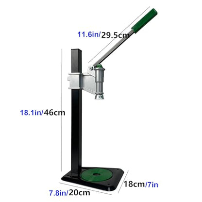 Manual Beer Bottle Capper Tool, Bench Bottle Cap Sealing Machine with Lever-Action Pressing Rod and Non-Slip Pad, Adjustable Height, 26mm Crown Capper for Home Brewing