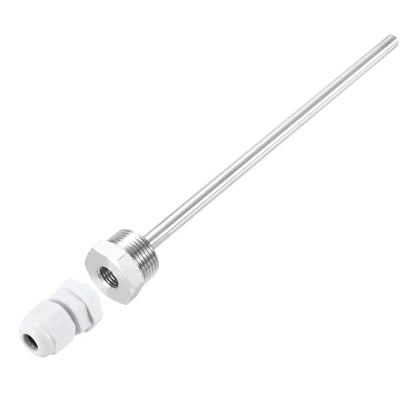 uxcell 8mm Dia G3/4 Thermowell Weldless Stainless Steel 304 with Cable Gland 200mm Length for Beer Fermenter, White - color: White, size: G3/4 x 200mm