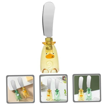 PRETYZOOM Stainless Steel Sauce Knife Small Cheese Knife Cream Cheese Spreader Dip Spreader