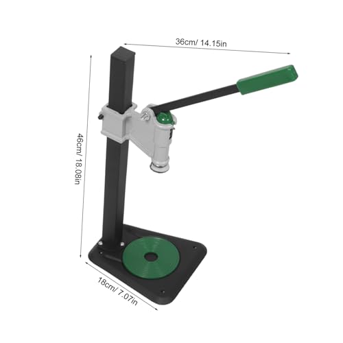 Manual Bench Bottle Capper Tool for Home Brewing, Heavy Duty Iron Metal Bottle Capper with Adjustable Height 7.8"-18.3", Stable Tabletop Base and Effortless Sealing Mechanism