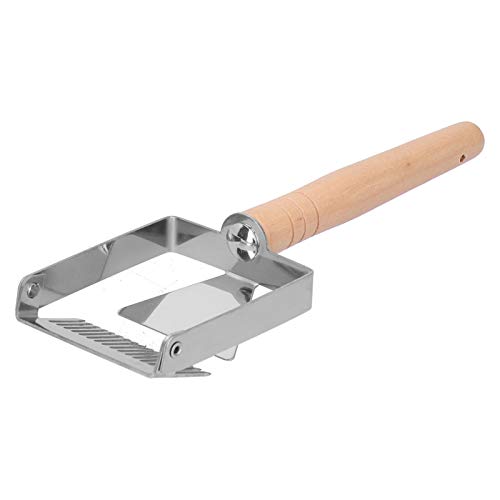 Uncapping Fork, Honey Scraper, Thickened Wooden Handle, Beekeeping Equipment