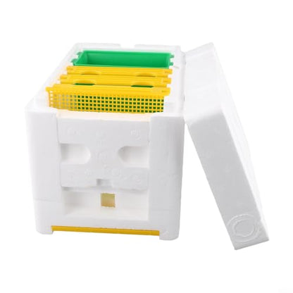 Bee Mating Hive Bee Breeding Box Bee Mating Box Beekeepings Bee Pollination Box for Nucleus Hive Breeding and Honey Harvesting