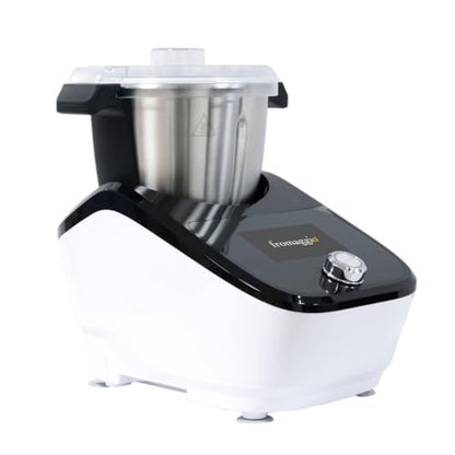 Fromaggio Stainless Steel Smart Cheese Maker, Wi Fi Touchscreen | WI-FI App Control and LCD Touchscreen. Stainless Steel Unit with Removable, Dishwasher-Safe Pot, Cutters, Drainer, And Mold - color: Stainless Steel