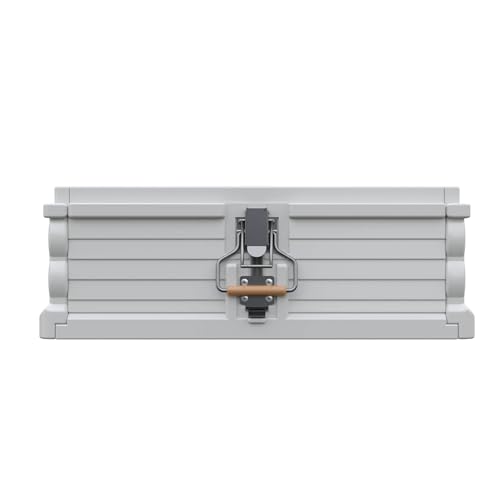 Apimaye Insulated 7 Frame NUC Assembled Medium Super Langstroth Sized Box for Bee Hives with Built in Latches and Handles [NO Frame] (White)