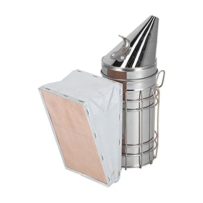 3 Piece Beehive Smoker Set Stainless Steel Smoker with Bee Brush and Scraper Beekeeper Starter Kit for Beekeeping and Colony Management