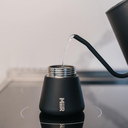 MiiR New Standard Pour-Over Kettle | Precision Angled Spout & Thermometer for Perfect Brewing, 1L Kettle for Smooth Pour-Over