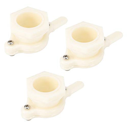 3set Honey Tap Gate Valve, Sealing Convenience Honey Extractor Tap Honey Bucket Accessories for Beekeeping Equipment Supply