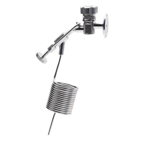 1.5" TC Sample Valve Sampling Coil 304 Stainless Steel Conical Fermenter Accessories 1pc(Full Kit B 15 Turns) - size: Full Kit B 15 Turns