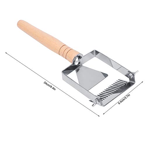 Stainless Steel Adjustable Beehive Scraper, Beekeeping Uncapping Fork Equipment for Efficient Honey Collections