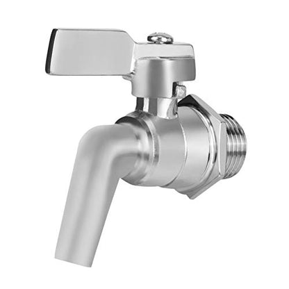 Beer Faucet Tap, Stainless Steel Adjustable Beer Faucet Rate Regulator Kit, Faucet Tap Spigot Replacement for Homebrew Wine Beverage Dispenser