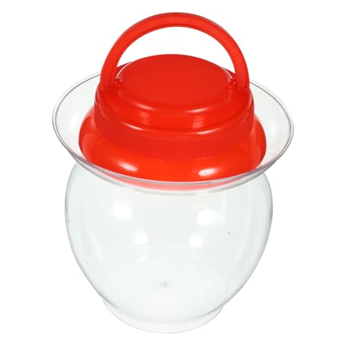 Alasum 1l Airtight Pickling Jar with Inner Lid and Infrared Seal, Plastic Fermentation Container for Sauerkraut, Kimchi, and Home Food Storage