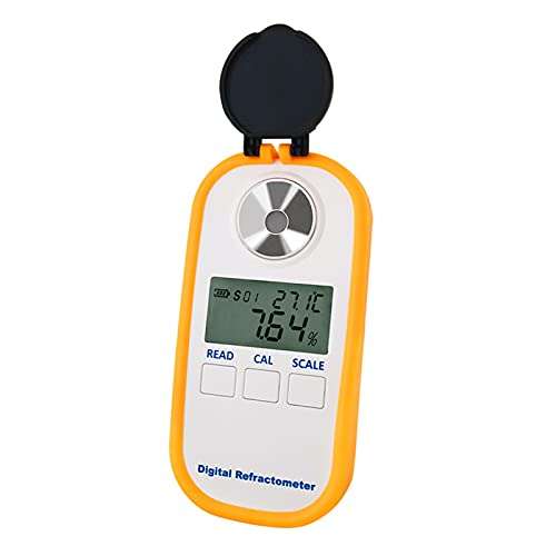 Digital Refractometer, Electronic Digital Urine Refractometer Urine Specific Gravity Meter Serum Protein Detector Tester Urinometer Urine Hydrometer,Beer Brewing, Coffee, Maple Syrup, Juice, Food