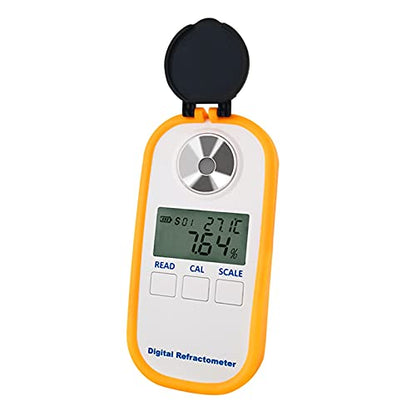 Digital Refractometer, Electronic Digital Urine Refractometer Urine Specific Gravity Meter Serum Protein Detector Tester Urinometer Urine Hydrometer,Beer Brewing, Coffee, Maple Syrup, Juice, Food