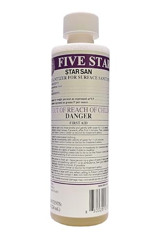 8oz Star San with 32oz Spray Bottle For Home Brewing