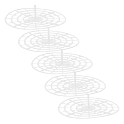 Cabilock 5pcs Round Mesh Pickle Jar Press Plates for Fermenting Vegetables Sauerkraut Pounder with Easy Clean Design Enhances Flavor for Kimchi and Home Canning