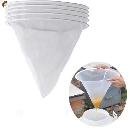 Honey Bucket Honey Extraction Tool Set,8 Tools and A Total of 19 Items，5 Gallon Honey Uncapping Tank Holder，Honey Bucket Frame Holder，Uncapping Fork Knife, Honey Gate, Honey Filter Bag
