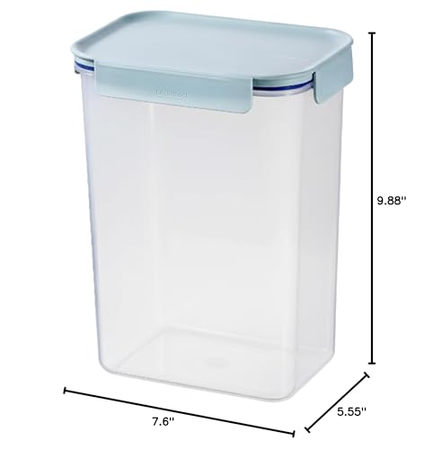 LocknLock Classic-Plus Plastic Food Storage Container | Airtight Plastic Food Storage Containers with Lids | BPA Free Stackable Food Storage for Meal Prep, Leakproof, Freezer & Dishwasher Safe, 3.8L - size: 3.8L