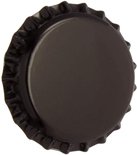 North Mountain Supply Beer Bottle Crown Caps - Black - Oxygen Barrier - 500 Count