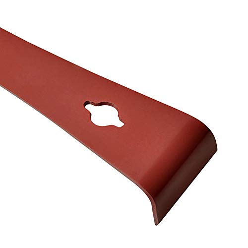 Hive Tool, 2PCS Stainless Steel Hive Scraper Tools with Red Handle - Beekeeping Equipment for Frame Lifting and Wax Scraping