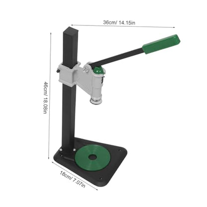 Angoily Manual Tabletop Bottle Capper Tool for Home Brewing and Soda Bottles, Heavy Duty Iron Construction with Adjustable Height for 26mm/29mm Caps, Stable Base and Easy Cleaning,