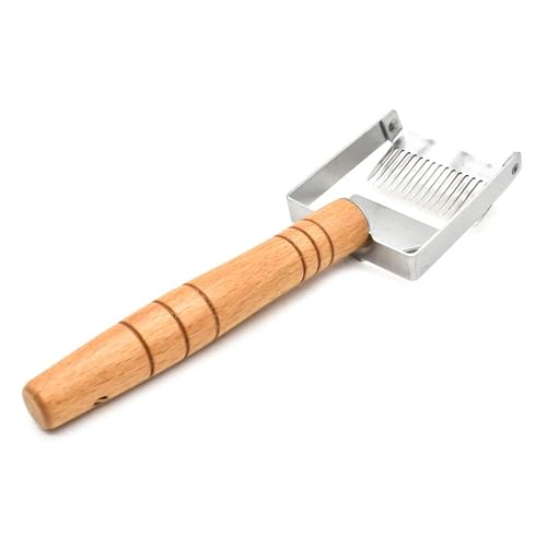 Good Land Bee Supply GLFORK2 Beekeeping Honeycomb Honey/Bee Hive Fork Scraper Tool with Wooden Handle