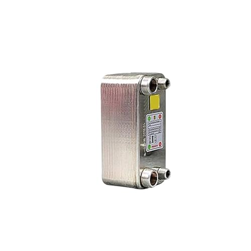 Heat Exchanger, 24 Plate Heat Exchanger Beer Wort Chiller Cooler SUS 304 Stainless Steel For Homebrew Cooling(Same Side) - color: Same Side