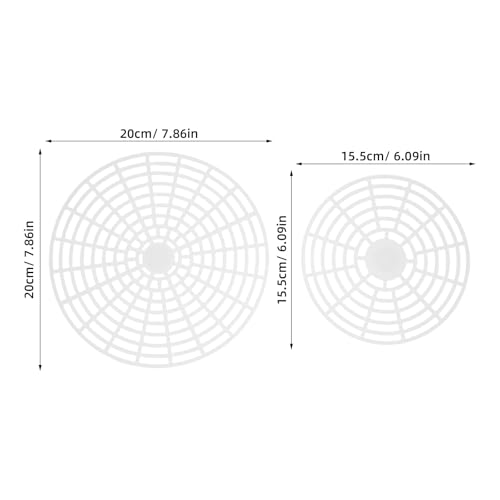 4pcs Fermentation Weights: Plastic Fermenting Weights for Wide Mouth Mason Jars- Fermenting Lid Kit Pickling Mesh Press Plate for Kimchi Sauerkraut