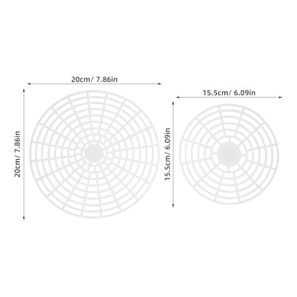 4pcs Fermentation Weights: Plastic Fermenting Weights for Wide Mouth Mason Jars- Fermenting Lid Kit Pickling Mesh Press Plate for Kimchi Sauerkraut