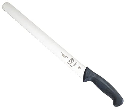 Mercer Culinary M23112 Millennia Black Handle, 12-Inch Wavy Edge, Slicer - size: 12", style: Wavy Edge Slicer