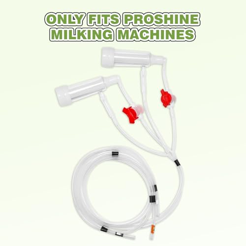 φ25mm Double Head Teat Cup for Goat, Milking Machine Accessory, with 5x8mm Hose - style: Cups for goat