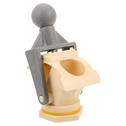 Operitacx Honey Gate Valve Plastic Bee Honey Tap for Bucket Extractor Beekeeping Equipment Supplies with Gray Plastic Valve