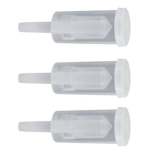 3-Piece Fermentation Valve Set for Home Brewing Water-Sealed Check Valve Sturdy Plastic for Wine Making