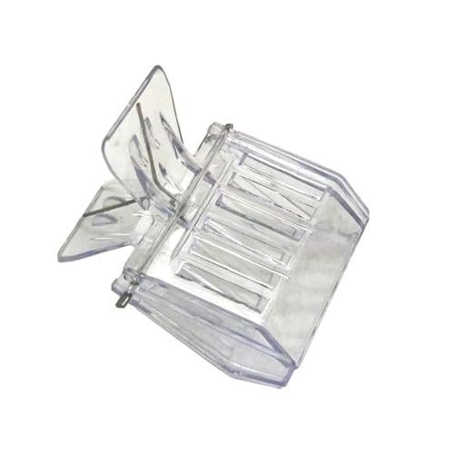 Queen Bee Cage 16Pcs Durable Plastic Clear Beekeeping Clip Queen Bee Cage No-Hurt Beekeeper Equip Insect Catcher Garden Tool Beehive Room