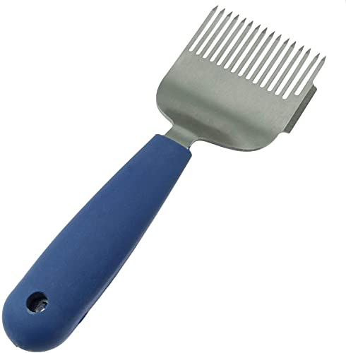 Bee Keeping Stainless Steel Uncapping Fork Beekeeping Honey Fork Shovel Tool with Plastic Handle