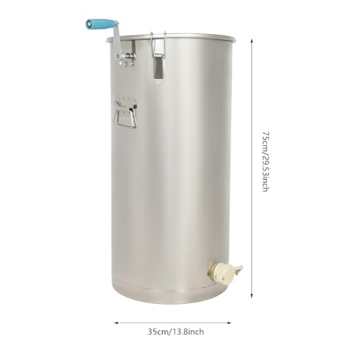 Stainless Steel Manual Honey Extractor,2 Baskets of Honey Machine