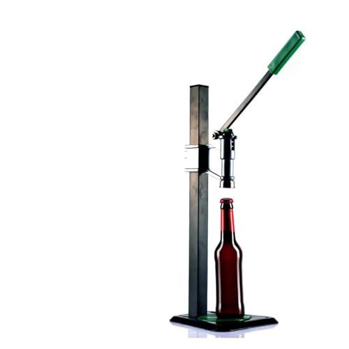 Adjustable Iron Bench Bottle Capper for Beer and Wine Sealing - Durable Manual Capping Tool