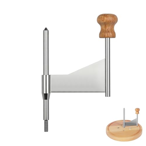Cheese Curler Intended for Girolle – Stainless Steel Cheese Shaver & Slicer for Tête de Moine for Making Cheese Flowers – Curler Wheel Cutter for Charcuterie Boards & Chocolate (Base NOT Include)