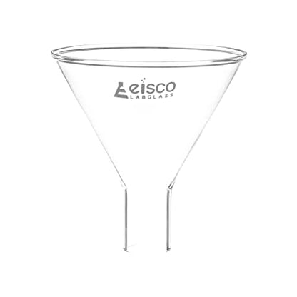 EISCO Powder Funnel, 100mm - 60º Angle - Plain Stem - Borosilicate Glass