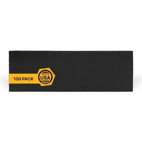 Mann Lake 5 5/8" Waxed Black Rite-Cell Foundation Sheets, Made in the USA, BPA-Free, Food-Grade, Beeswax-Coated for Beehive Frames, Fits 6 5/8" Hive Bodies, Durable, Wax Moth Resistant, 100-Pack - color: Black, size: 5-5/8-Inch