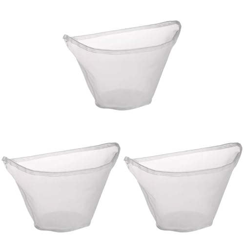 3Pieces Soy Milk Bag, 2025 New Organic Unbleached Cheesecloth Bags, Food Strainer, Reusable, for Straining Oat Milk, Almond Milk, Cheese making, Celery Juice Nut Bag (White)