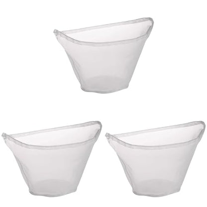 3Pieces Soy Milk Bag, 2025 New Organic Unbleached Cheesecloth Bags, Food Strainer, Reusable, for Straining Oat Milk, Almond Milk, Cheese making, Celery Juice Nut Bag (White)
