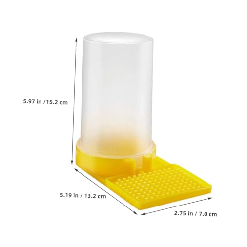 4Pcs Durable Bee Water Feeders for Garden Convenient Beehive Entrance Dispenser Cups Easy to Operate Bee Drinking Station for Beekeeping