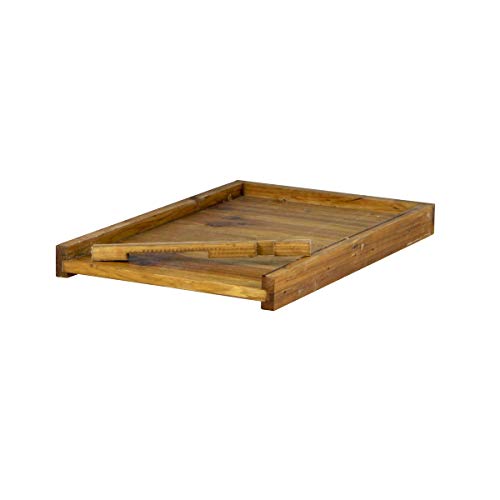 Hoover Hives 8 Frame Langstroth Beehive Parts Kit Dipped in 100% Beeswax Includes Telescoping Top Cover, Oval Bee Escape, Inner Cover, Solid Bottom Board, Entrance Reducer & Queen Excluder - size: 8 Frame