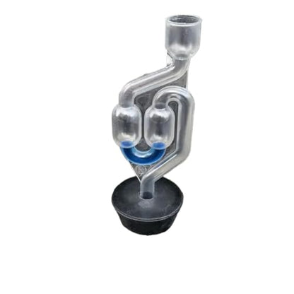 S-Shape Airlock With Food Grade Grommets Compatible With Homebrew Carboys Fermenters Wine Making