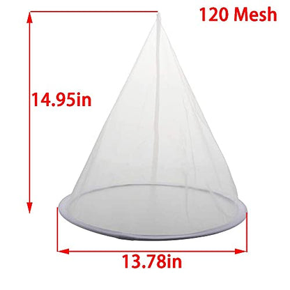 DQITJ 2 Pcs Beekeeping Honey bee Filter Mess Strainer Extract Tool for Beekeepers, 120 mesh
