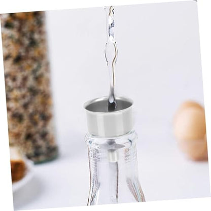 6Pcs Food Grade Stainless Steel Wide Mouth Funnels for Filling Bottles Small Liquid Transfer Funnels Resistant Scratching Lightweight Kitchen Accessories for Oil Wine Soy Sauce