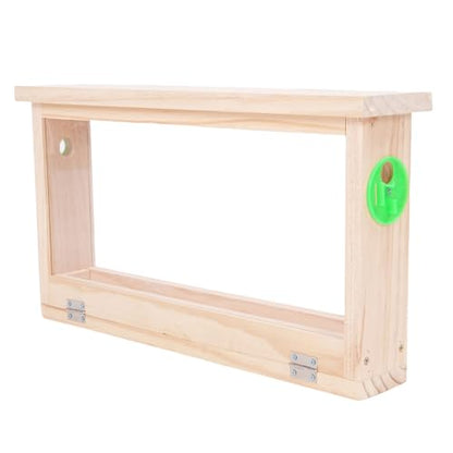 Beekeeping Box Double-Sided Acrylic Bee Observation Box with Vents, Designed for Beekeeping